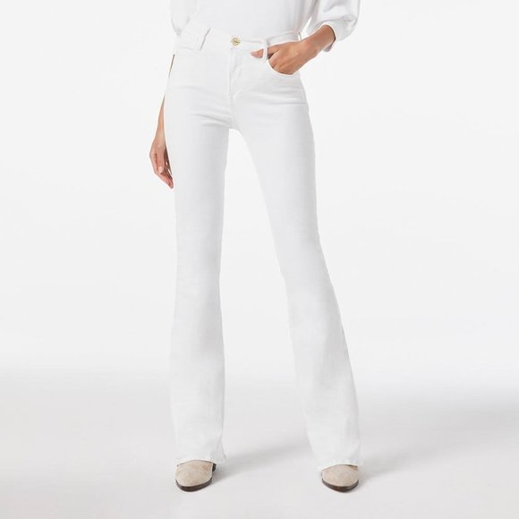 Frame Denim Denim - NEW FRAME Le High Flare Blanc 31